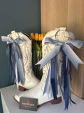 Blues & Whites Bows