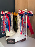 American Flag Bows