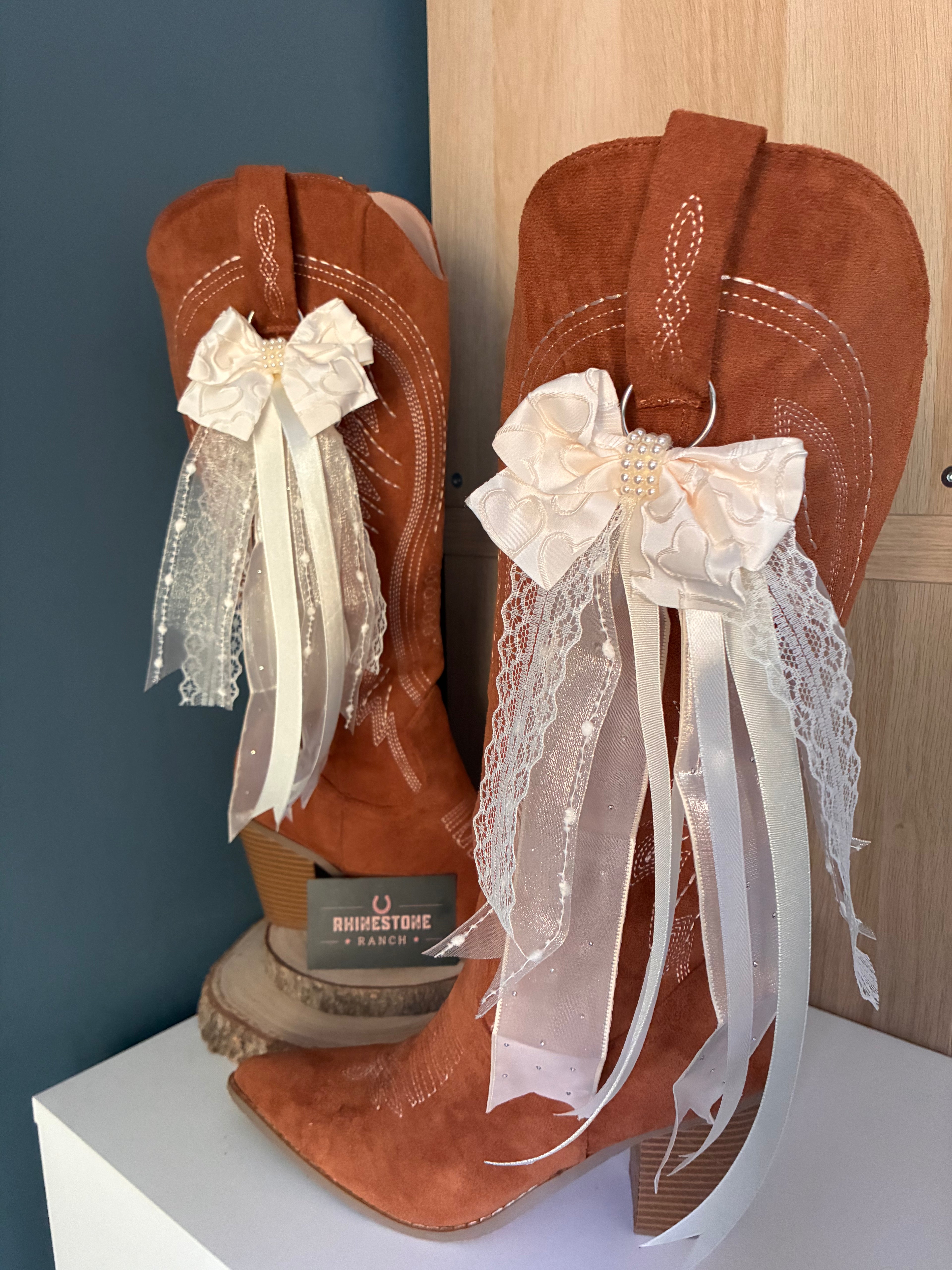 Ivory Bridal Bows